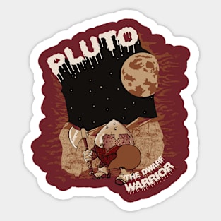 Pluto the Dwarf Sticker